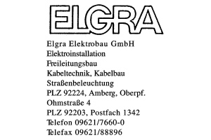 Elgra Elektrobau GmbH