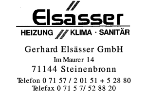 Elsässer, Gerhard GmbH Elsässer, Gerhard GmbH