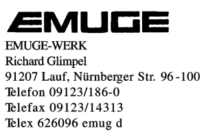 EMUGE-Werk EMUGE-Werk