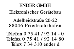 Ender GmbH Ender GmbH