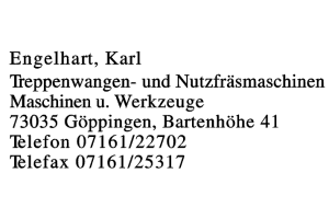 Engelhart, Karl Engelhart, Karl