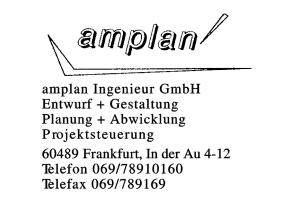 amplan, Ingenieur GmbH