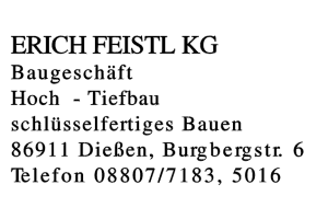 ERICH FEISTL KG