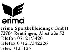 Erima Sportbekleidungs GmbH