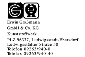 Erwin Großmann GmbH & Co. KG Kunststoffwerk