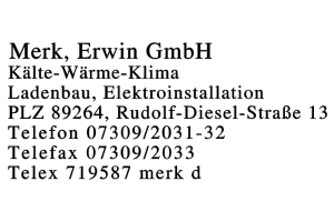 Erwin Merk GmbH