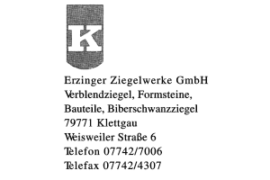 Erzinger Ziegelwerke GmbH