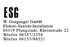 ESG W.-Gengnagel GmbH ESG W.-Gengnagel GmbH