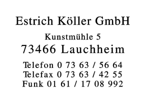 Estrich Köller GmbH