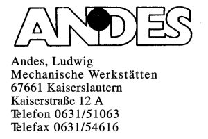 Andes, Ludwig Mechanische Werkstätten