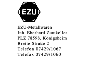 EZU-Metallwaren,  Inhaber Eberhard Zumkeller