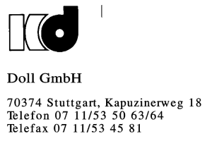 Fa. Doll GmbH Fa. Doll GmbH