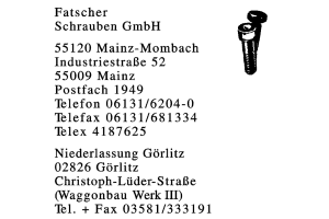 Fatscher Schrauben GmbH