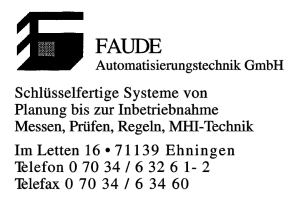 Faude Automatisierungstechnik GmbH