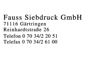Fauss Siebdruck GmbH