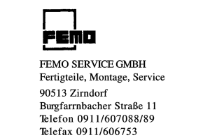 FEMO SERVICE GMBH