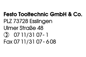Festo Tooltechnic GmbH & Co.