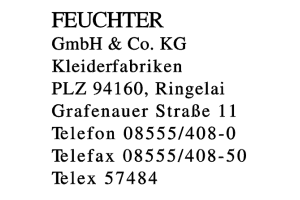 FEUCHTER GmbH & Co. KG