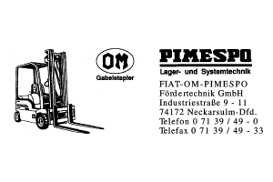 FIAT-OM-PIMESPO Fördertechnik GmbH