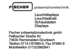 Fischer Präsentationstechnik GmbH