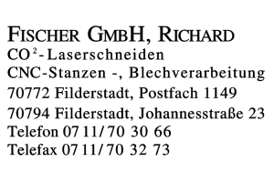 Fischer, Richard GmbH