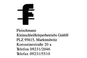 Fleischmann Kleinschleifkörperbetriebs GmbH