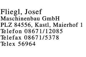Fliegl, Josef Maschinenbau GmbH