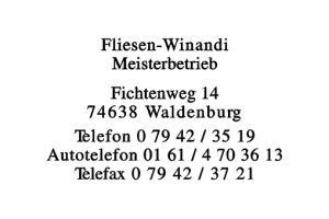 Fliesen-Winandi Fliesen-Winandi
