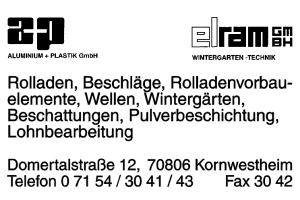 ap + elram GmbH ap + elram GmbH