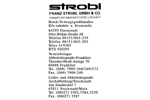 FRANZ STROBL GMBH & CO.