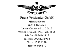 Franz Voitländer GmbH Franz Voitländer GmbH