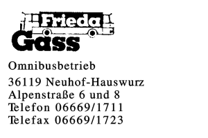 Frieda Gass Omnisbusbetrieb