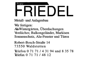 Friedel, Franz