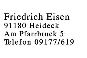 Friedrich Eisen