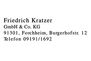 Friedrich Kratzer GmbH & Co. KG
