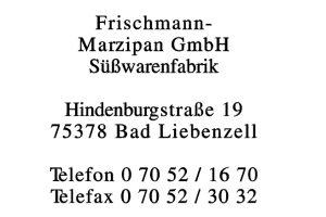 Frischmann-Marzipan GmbH