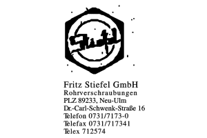 Fritz Stiefel GmbH Fritz Stiefel GmbH