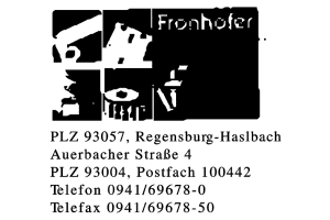 Fronhofer Billettfabrik Fronhofer Billettfabrik