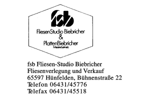 fsb Fliesen-Studio Biebricher Fliesenverlegung und Verkauf