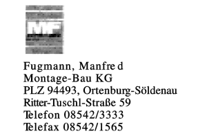 Fugmann, Manfred Montage-Bau KG
