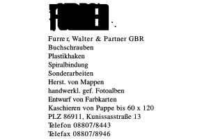 Furrer, Walter & Partner GBR Furrer, Walter & Partner GBR