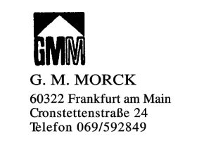 G. M. MORCK