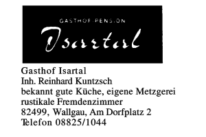 Gasthof Isartal