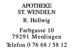 Apotheke St. Wendelin Apotheke St. Wendelin
