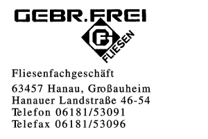 GEBR. FREI Fliesenfachgeschäft GEBR. FREI Fliesenfachgeschäft