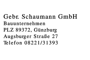 Gebr. Schaumann GmbH