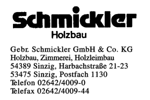Gebr. Schmickler GmbH & Co. KG