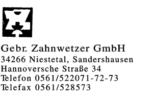 Gebr. Zahnwetzer GmbH