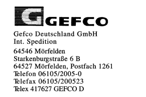 Gefco Deutschland GmbH