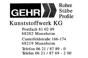Gehr Kunststoffwerk KG